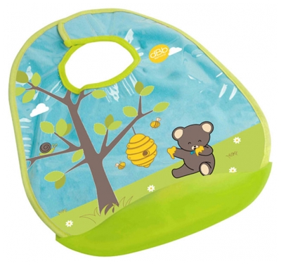 dBb Remond Crumb-Catcher Bib - Model: Teddy Bear