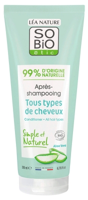 Léa Nature SO BIO étic Après-Shampoing Tous Types de Cheveux Bio 200 ml