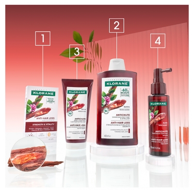 Șampon Fortifiant & Stimulant Klorane Anti-căderea Părului cu Chinină 400 ml