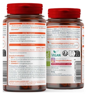 Super Diet Echinacea Organica 90 Capsule