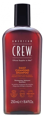 American Crew Veganes Shampoo zur Täglichen Reinigung Für Männer Spendet Tiefgehende Feuchtigkeit Für Alle Haartypen 250ml