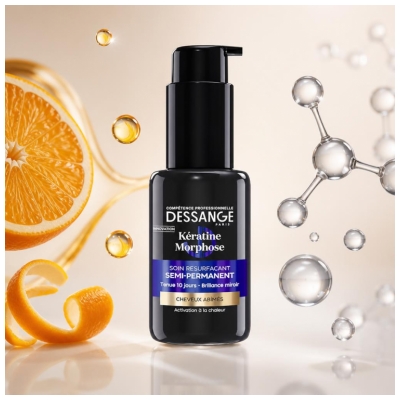 Dessange Keratin Morphose Trattamento Ristrutturante Semipermanente per Capelli Danneggiati 50 ml