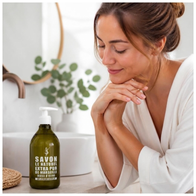 Marseillské mýdlo Le Naturel Extra Pur s olivovým olejem, náplň 500 ml