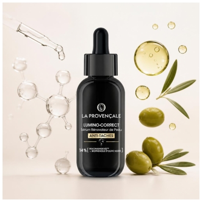 La Provençale Bio Lumino-Correct Fornyende Hudserum Anti-Pletter 30 ml