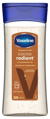 Vaseline Aceite Corporal Radiante de Cacao Manteca de Cacao 200 ml