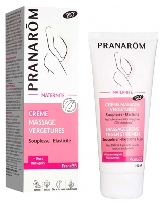 Pranarôm Crema de Masaje Antiestrías Ecológica 100 ml