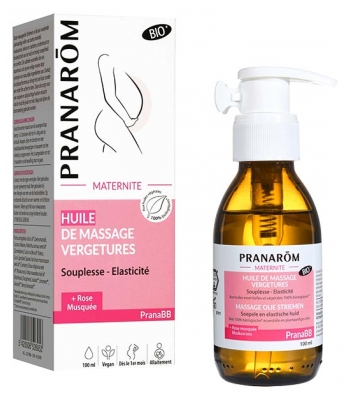 Pranarôm PranaBB Organiczny Olejek do Masażu Przeciw Rozstępom 100 ml