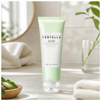 Skin1004 Madagaskaras Centella Tea Trica BHA Attīrošās Putas 125 ml