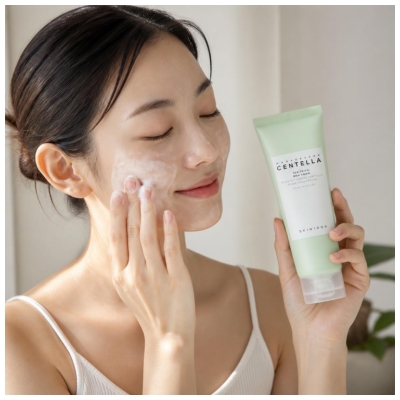 Skin1004 Madagaskaras Centella Tea Trica BHA Attīrošās Putas 125 ml