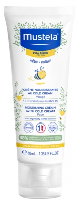 Mustela Creme Nutritivo com Cold Cream e Cera de Abelha 40 ml