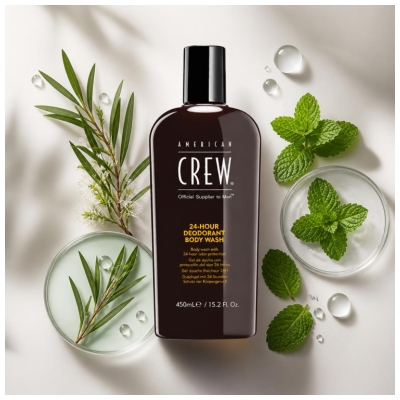 American Crew Gel Douche Homme Fraîcheur 24 Heures 450 ml
