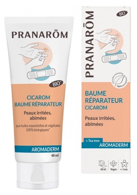 Pranarôm Aromaderm Bálsamo Reparador Ecológico Cicarom 40 ml