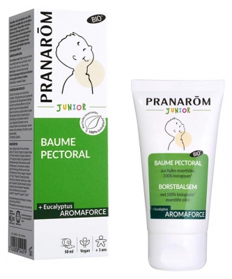 Pranarôm Aromaforce Balsamo per il Petto Biologico Junior 50 ml