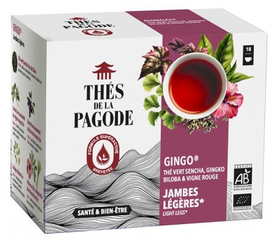 Herbaty Pagoda Gingo Green Tea Grand Cru Circulation Organic 18 Saszetek