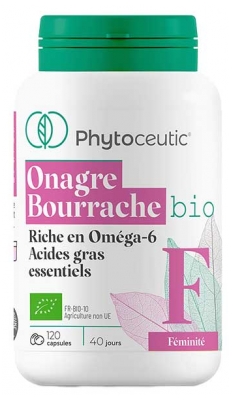 Phytoceutic Evening Primrose Borage Organic 120 Capsules