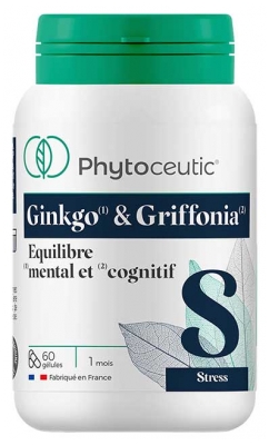 Phytoceutic Ginkgo & Griffonia Bio 60 Gélules