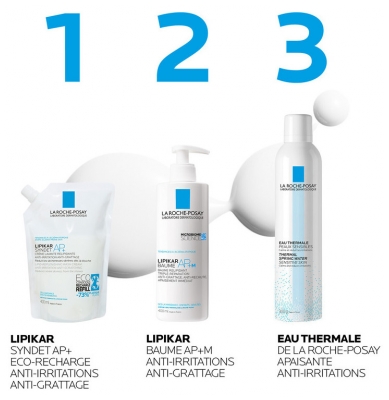 La Roche-Posay Lipikar Syndet AP+ Éco-Recharge 400 ml