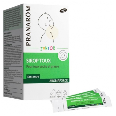 Pranarôm Aromaforce Junior Sirop Toux 20 Unidoses