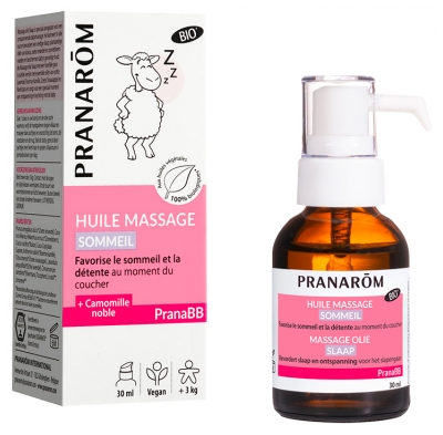 Pranarôm PranaBB Bioloģiskā Miega Masāžas Eļļa 30 ml