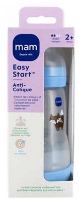Mamadeira MAM Easy Start 260 ml 2 Meses e + Fluxo 2 Médio