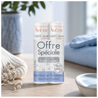 Avène Cold Cream Stick Buze Nutritiv Set de 2 x 4 g