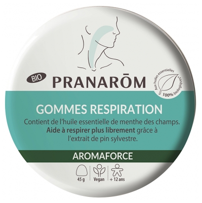 Pranarôm Aromaforce Gum Respiration Bio 45 g