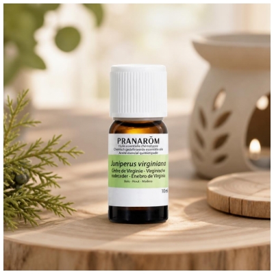 Pranarôm Virginijos kedro eterinis aliejus 10 ml