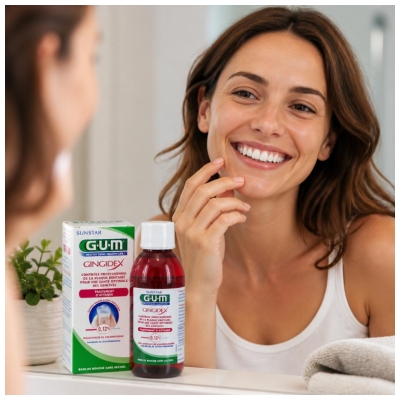 GUM Gingidex Hyökkäyshoito Suuvesi 300 ml