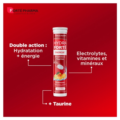 Forté Pharma Hydra Forté Énergie 24 Comprimés Effervescents