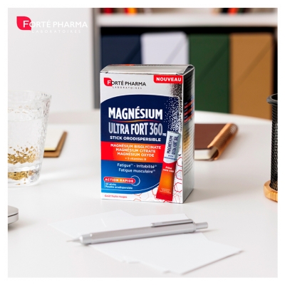Forté Pharma Magnésium Ultra Fort 360 mg 30 Sticks Orodispersibles
