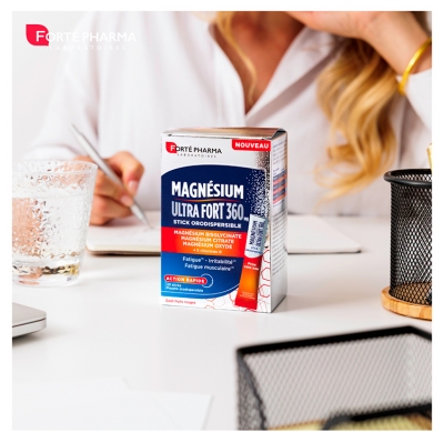 Forté Pharma Magnésium Ultra Fort 360 mg 30 Sticks Orodispersibles