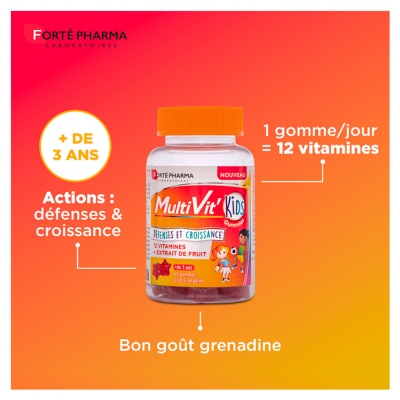 Forté Pharma MultiVit'Kids 60 Gummies