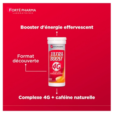 Forté Pharma Ultra Boost 4G 10 Comprimés Effervescents