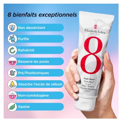 Elizabeth Arden Eight Hour Nettoyant Quotidien 2en1 125 ml