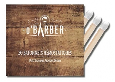O'Barber O' Barber Cartera de 20 bastoncillos hemostáticos especiales para el afeitado O BARBER