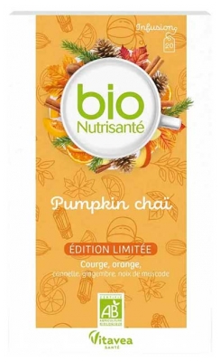 Vitavea Infusão Pumpkin Chai Bio 20 Saquetas