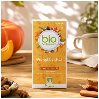 Vitavea Pumpa Chai Bio Infusion 20 Påsar