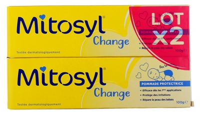 Mitosyl Change Pomadă Protectoare Lot de 2 x 100 g