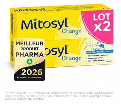 Mitosyl Change Pommade Protectrice Lot de 2 x 100 g