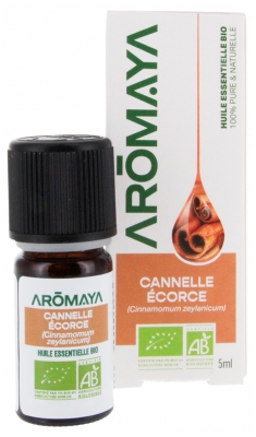 Ulei Esențial Bio de Scorțișoară din Ceylon Aromaya 5 ml