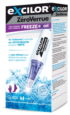 Excilor Zéro Verrue Traitement des Verrues Freeze Excel