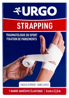 Urgo Strapping Elastic Adhesive Band 2.5 m x 6 cm