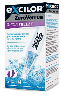 Excilor Zéro Verrue Traitement des Verrues Freeze