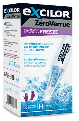Excilor Zéro Verrue Traitement des Verrues Freeze