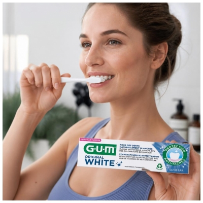 GUM Original White Zobna pasta 75 ml