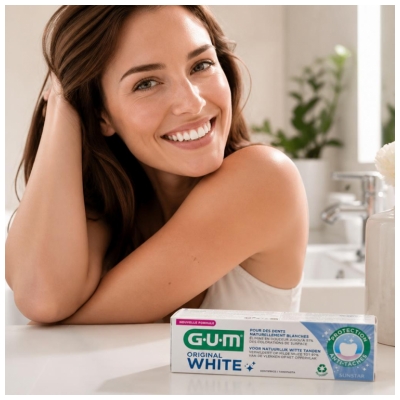 GUM Original White Zobna pasta 75 ml