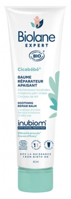 Biolane Expert Cicabébé Baume Réparateur Apaisant Bio 40 ml