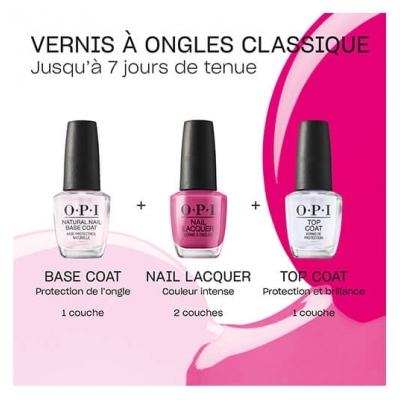O.P.I Vernis Natural Nail Base Coat OPI