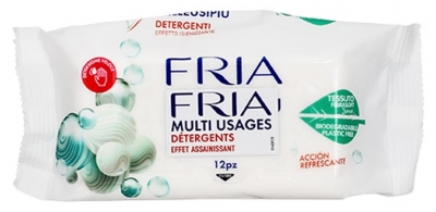 BioGenya Fria Lingettes Multi Usages Détergents 12 Lingettes