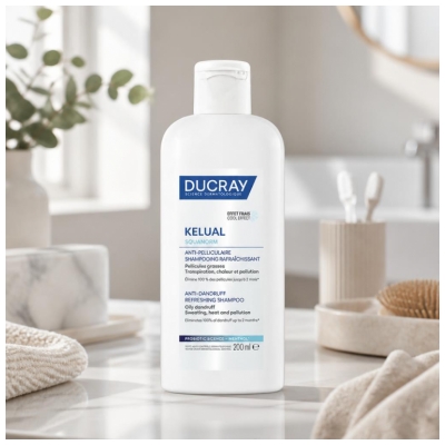 Ducray Kelual Squanorm Forfriskende Anti-Skæl Shampoo 200 ml